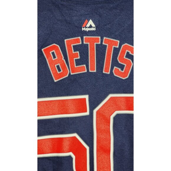 Majestic #50 Mookie Betts Boston Red Sox T-Shirt – Men’s Large 18 World Series - Picture 10 of 13